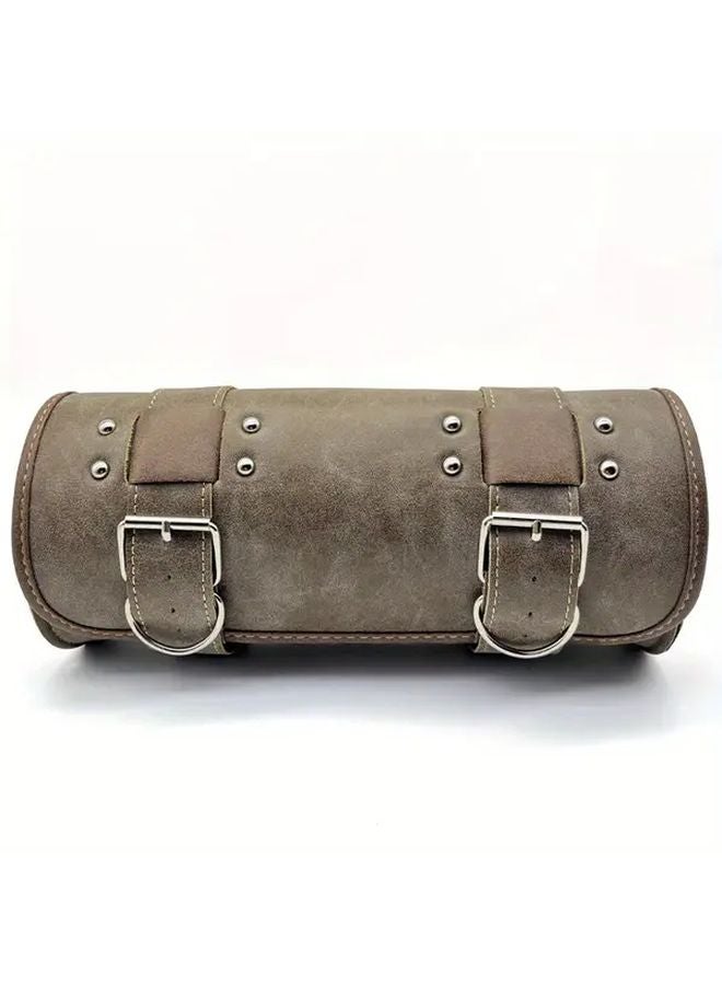 Retro Color Motorcycle Hanging Bag Waterproof Front Frame Tool Storage Adjustable Strap - Image 4